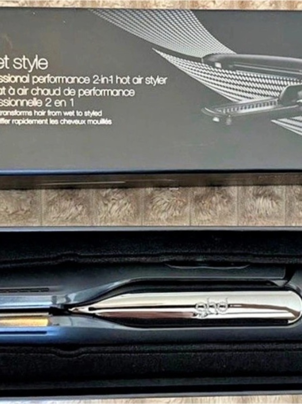 ghd Duet Style 2-in-1 Hot Air Styler Black Like New